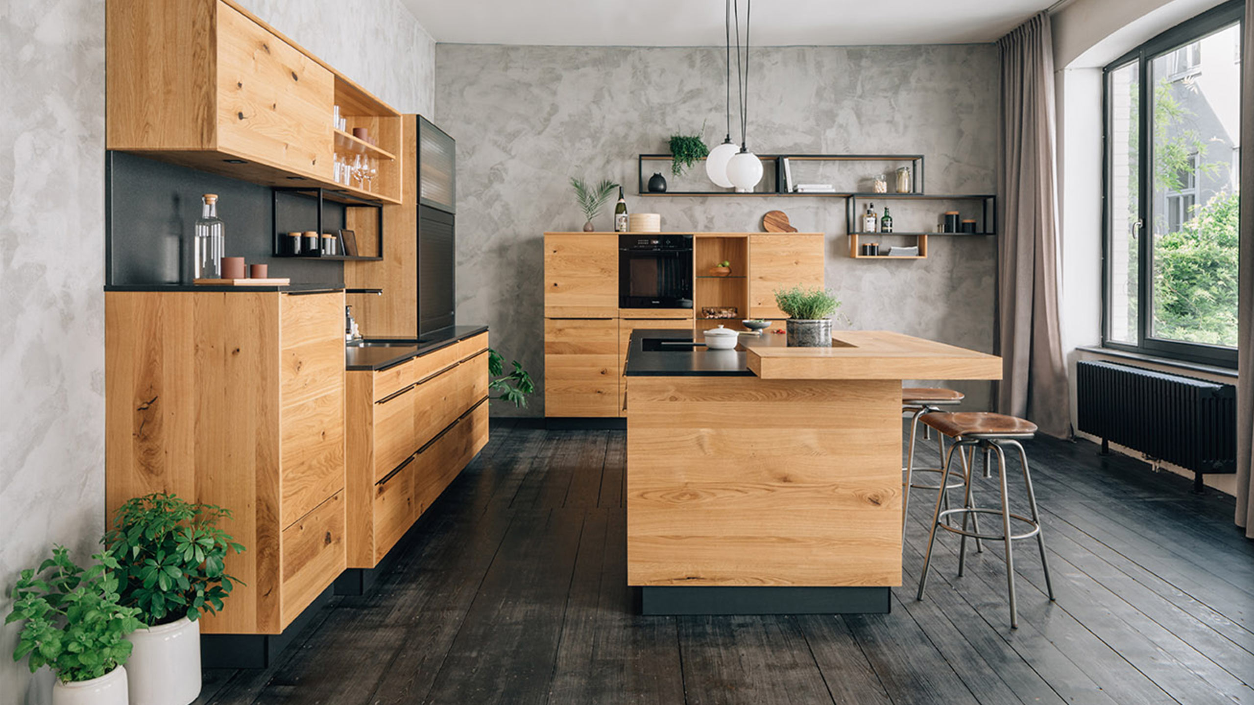 Holzarbeitsplatten &amp; -Fronten: Natürliche Küchen Aus Massivholz