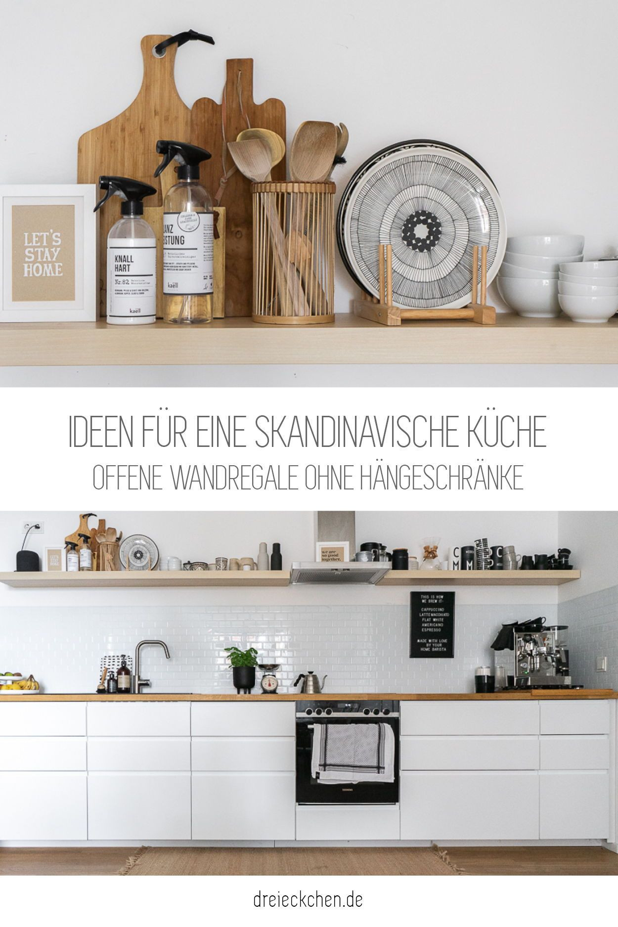 Ideen Für Eine Skandinavische Küche | Ikea Regal Küche, Ikea Küche